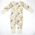 Organic Cotton Baby Pajamas 2-Way Zip Front Zipper Sleeper, Lynx Organic Earthy Clothing